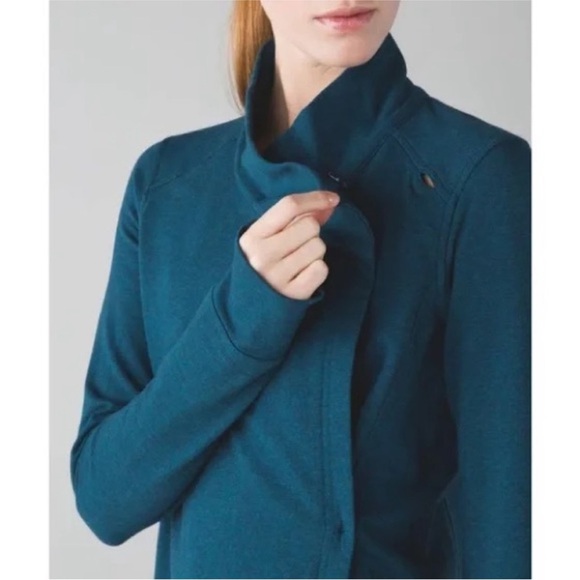 Lululemon Coast Wrap II Heathered Alberta Lake size 6 - Picture 2 of 10